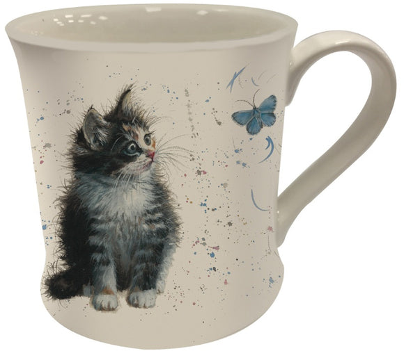 Black & White Kitten Fine China Mugs (Bree Merryn)