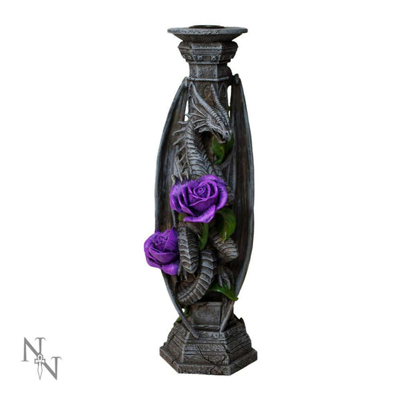 Dragon Beauty Candle Stick Holder Anne Stokes 25cm Nemesis Now