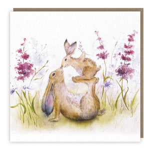 Precious One Hare Card Mothers Day Easter Hare Sarah Reilly Love Country